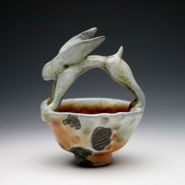 ceramic rabbit bowl